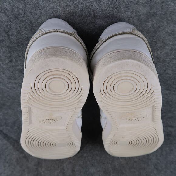 Nike Shoes Womens 8 Sneakers Court Vision Low Basketball Trainers Leather White - Picture 10 of 12